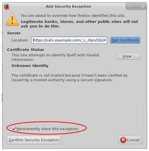 Firefox save certificates